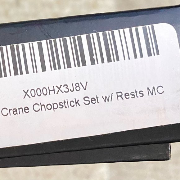 Happy Sales Sushi Set_5 Piece Crane Chopstick Set with Rests MC, Assorted - Picture 11 of 11